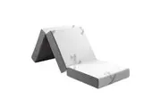 Folding Mattress Single Trifold Memory Foam Sofa Bed Portable Sleeping Floor Mat Camping Travel Cushion Extra Thick Bamboo Cover