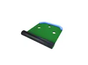 Golf Putting Mat Practice Training Indoor Outdoor Portable Slope Balls Putter