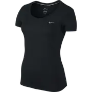 Nike Womens Dri-Fit Running Gym T-Shirt Top Short Sleeve - Black