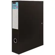 J.Burrows Foolscap Box File Black