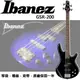 【非凡樂器】全新未拆封日本大廠 Ibanez GSR200 電貝斯/主動式Bass【黑色】