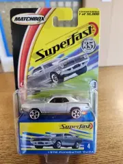 2005 Matchbox Superfast 35 years #4 1970 Plymouth Cuda in Silver