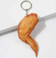 CHICKEN WING KEYCHAIN Car Keys Mini Aussie Bogan Party Sesh KFC Tradie Meme Food