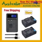 2x BLF19 Battery +Charger For Panasonic Lumix DC-G9 DMC-GH5 DMC-GH4 DMC-GH3 GH4H