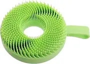 MOTHNUR Face Brush Exfoliating Face Scrubber Silicone Shower Scrubber Face Exfoliating Brush Face Washer Scrubber Scalp Brush Shower Silicone Sponges for Dishes Shower Brush for Body