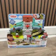 Thomas & Friends Toy Train Set Talking Bulstrode & Which-Way Bridge Track (3756)