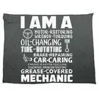 I Am A Mechanic Grease Covered - Kitchen Cleaning Cloth Dish Tea Towels Towel