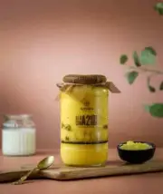 Pure A2 Vedic Gir Cow Ghee – From Curd to Perfection in Bilona Method (500 ml)