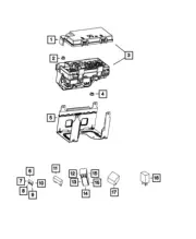 Genuine Mopar Mini Fuse ATM25