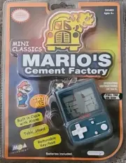 NEW 2000 MGA Nintendo - Mini Classics - MARIOS CEMENT FACTORY Game - Keychain