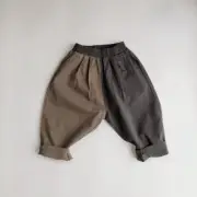 Boys Girls Cotton Trousers Pants Toddler Baby Pants Casual Bloomers Sweatpants