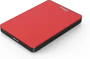 Sonnics 500GB Red External Portable Hard Drive USB 3.0 Super Fast Transfer Speed for Use with Windows PC, Mac, Xbox One and PS4 Fat32
