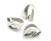 Adjustable Ring Antique Silver plated brass (18mm 8US inner size) 2988