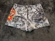 Ed Hardy Shorts Xl Skull Panther Men's Mesh Grey Shorts Basketball Shorts