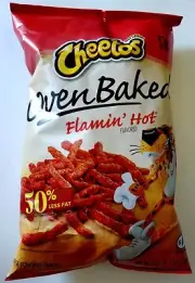 NEW Cheetos Oven Baked Flamin' Hot Chips Cheese Snacks