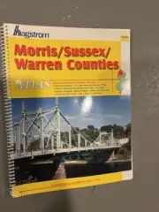 Morris Sussex Warren Counties NJ Hagstrom Street Atlas