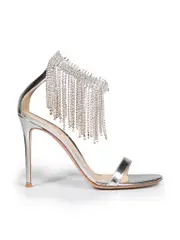Silver Leather Jasmine Sandals