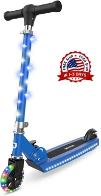 Scooter Escuter Patinete Para Niños Con Luces Liviano Plegable Regalo Calidad