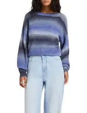 [Marcs] Frozen Heart Ombre Knit in Blue Multi