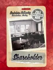 2013 BERKSHIRE HATHAWAY MEETING CREDENTIALS PASS ticket warren buffett