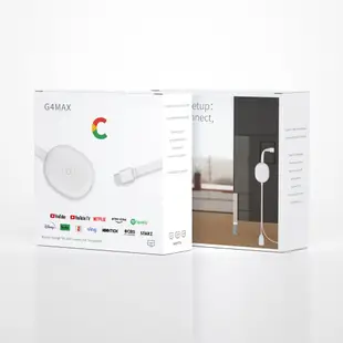 熱款優選 Chromecast 4代 with Google TV 四代 媒體串流播放器 HD 電視棒 安卓電視盒 電視