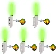 Tiny Glow Sticks,Alarm Bell Glow Lamp | Small LED Alarm Light Set of 5 for Night Fishing Outdoor Survival Activities