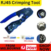 Crimping Tool Network Crimper RJ45 EZ Pass Through for Cat6a Cat7 Connector SYD
