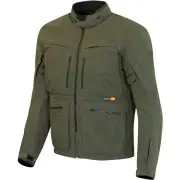 Drifter D3O Explorer Green Textile Motorcycle Jacket
