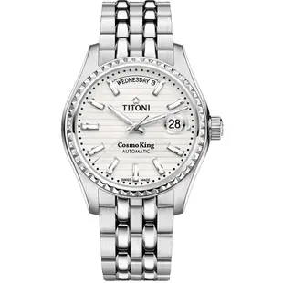 TITONI 梅花錶 宇宙系列 自動機械腕錶 40mm / 797S-695