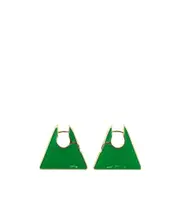 Bottega Veneta Triangle Shaped Earrings One size Green