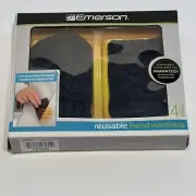 New in Box Emerson Reusable Hand Warmers with Heated Thermo Gel