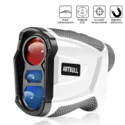 ARTBULL 1000M Golf Rangefinder With Magnet Speed Measurement Telescope Range Finder Flag Locking With Vibration Function