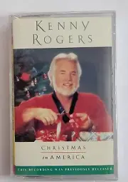 Christmas in America by Kenny Rogers Cassette, Aug-1989, Reprise Factory Sealed