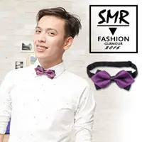在飛比找松果購物優惠-『SMR』韓雙色配紫領結-造型簡約風-混色《0030556-