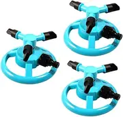 BESPORTBLE 3 Pcs Crescent Sprinkler Water Hose Sprayer Nozzle Sprinklers Sprinkler System Water Degree Rotating Sprinkler Rotating Garden Sprinkler Rotating Sprayer Plastic