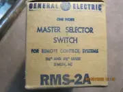 GE RMS-2A Remote Control Master Selector Switch Panel w/ Pilot Light NEW NOS