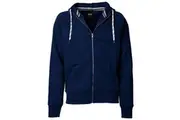 Tee Jays Mens Full Zip Hooded Sweatshirt (Navy Blue) - UTBC3319