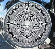 HARLEY DAVIDSON TWIN CAM DERBY CLUTCH COVER FITS 1999-2018 AZTEC CALENDER