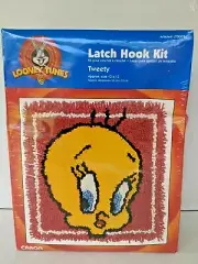Tweety Looney Tunes Latch Hook Kit Vintage 1997 Caron Craft Kit