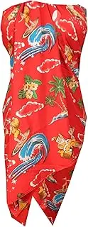 [Alvish] Sarong Wraps for Women Mens Pareo Swimwear Cover up Christmas Santa Claus
