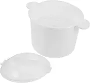 [BRIGHTFUFU] Efficient Microwave Rice Cooker Multifunctional Lunch Box Rice Cooker Lid Steam Heat Meals