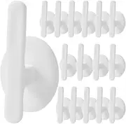DOITOOL 16pcs Power Cord Organizer Cord Organizer for Kitchen Appliances for Appliances Adhesive Electrical Outlets Kitchen Organizers and Storage White Small Abs Power Supply