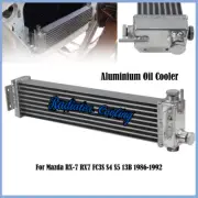 Fit Mazda RX7 RX-7 FC3S S4 S5 13B 1.3L Petrol 1986-1992 Aluminium Oil Cooler (for: Mazda)