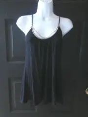 NEW NWT WHITE HOUSE BLACK MARKET TOP XXS TANK SPANDEX CHAINS