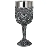 Medieval Roaring Dragon Wine Goblet - 7oz Dungeons and Dragons Goblet Fantasy...
