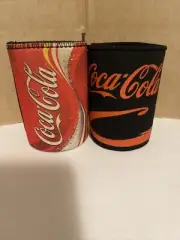 2 Coca-Cola Neoprene Can Drinks Coolers New