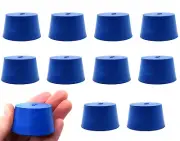 10PK #9 ASTM Neoprene Stoppers, Solid - Eisco Labs
