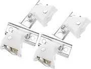 RORPOIR Roman Blind Pulley Cord Locks 4pcs Replacement for Window Pulley Shutter Parts