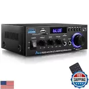 WOOPKER AK45 Bluetooth 5.0 Home Audio Amplifier Stereo Receivers,Max 300W, 2.