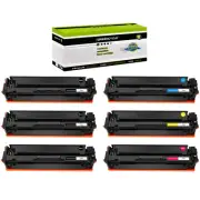 6PK Toner Compatible with HP 202A CF500A LaserJet Pro MFP M281FDW M281CDW M254DW